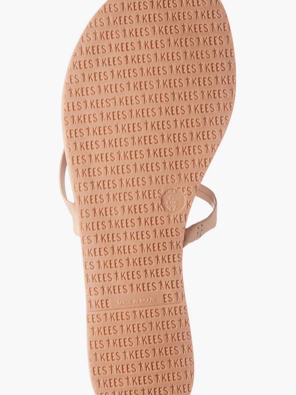 TKEES Nude Beige Minimal Slide Sandal - Picture 4 of 7